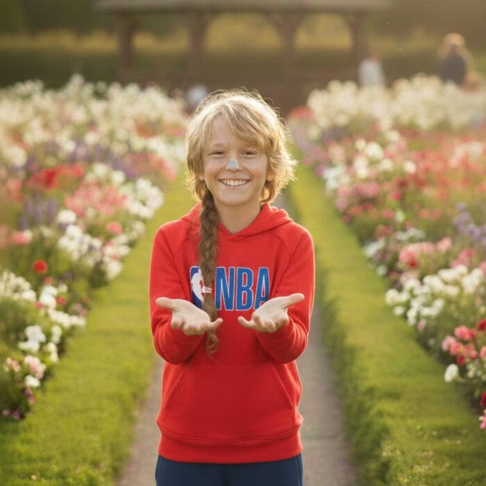 طقم هودي NBA بالشروال ولادي-بناتي