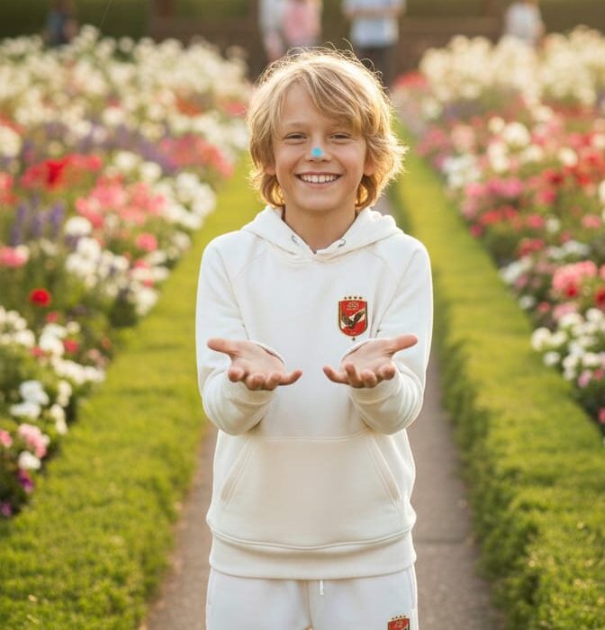 طقم هودي اطفال الاهلي