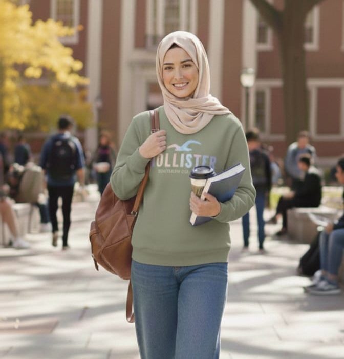 سويتيشيرت مينت جرين